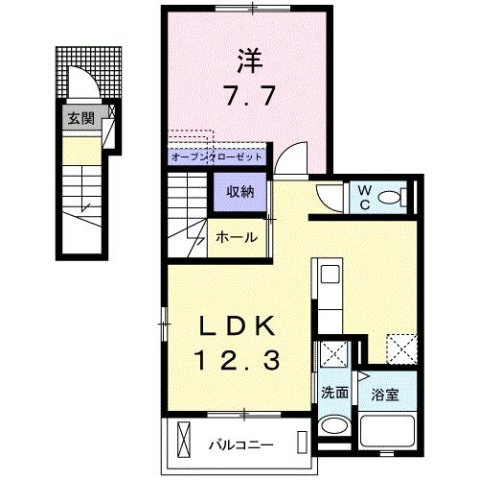 Ｂｅｒｒｙ　ｆｉｅｌｄｓの間取り