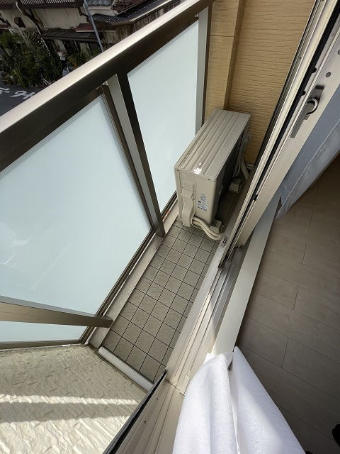 クレイノル　レーヴのバルコニー