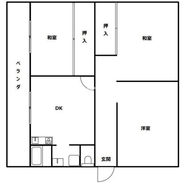 エクセルみどりの間取り
