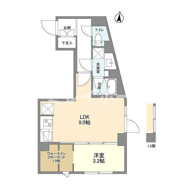 ウェルスクエア西大井の間取り