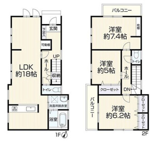 【間取り】 | 埼玉県川口市戸塚東2丁目
