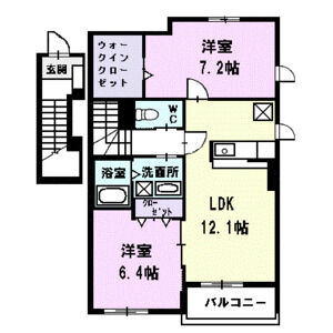 【間取り】 | セントヒルズ・ドゥーエ