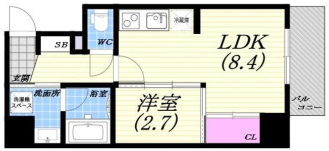 【間取り】 | ナットレジデンス都島本通