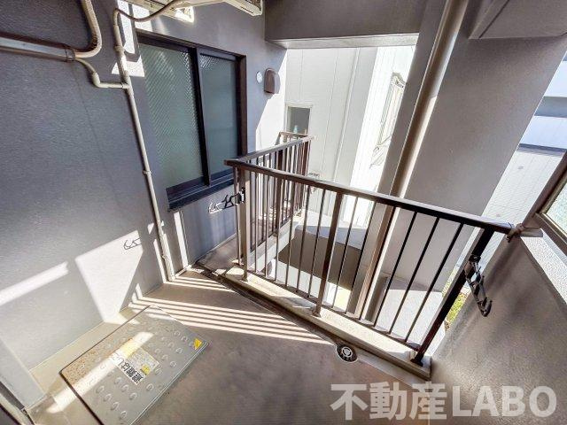 グランジュテ住吉のバルコニー