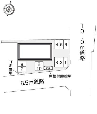 レオネクスト東大浜３の区画図
