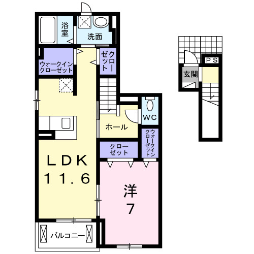 シャイニーの間取り