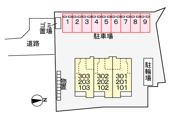 エアリーネオ．Ｗの区画図