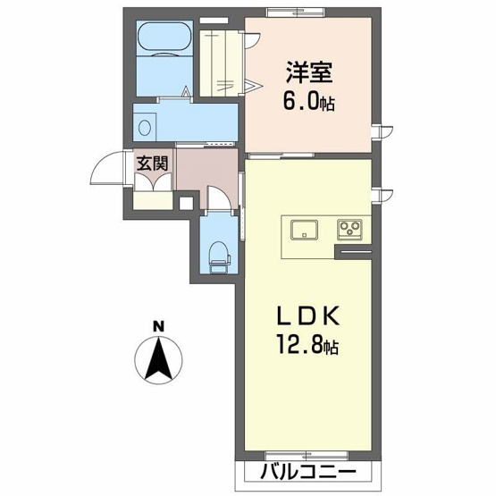 【間取り】 | グランシャリオ小坂Ⅱ
