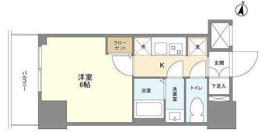 インペリアルフラット武蔵小山の間取り