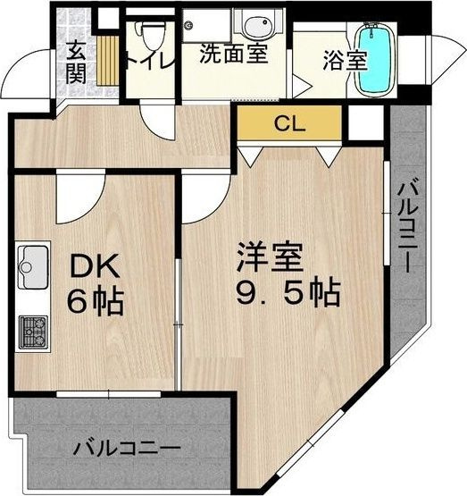 CITY SPIRE難波サウスタワーの間取り