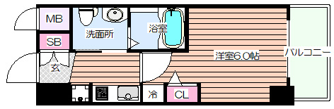 【間取り】 | エステムコート新大阪Ⅵリンクス