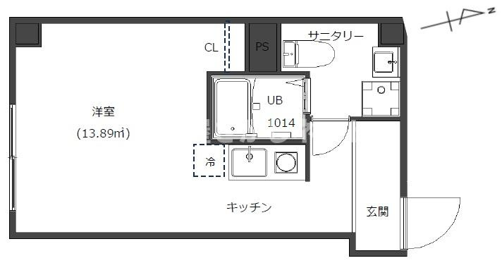 ウィズ高島平【おとり物件なし】#学生・社会人にオススメ！初期費用分割払いOK！の間取り