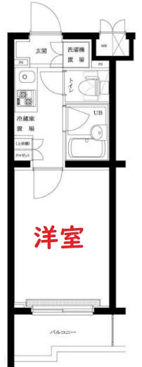 【間取り】 | ルーブル蒲田本町 | お部屋の間取り図です。