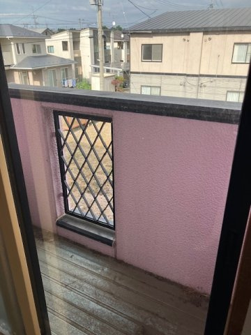 コーラスハイツのバルコニー|暖かな日差しのふりそそぐバルコニー