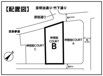 【区画図】 | 神宮前ＣＯＵＲＴ　Ｂ　２Ｆ