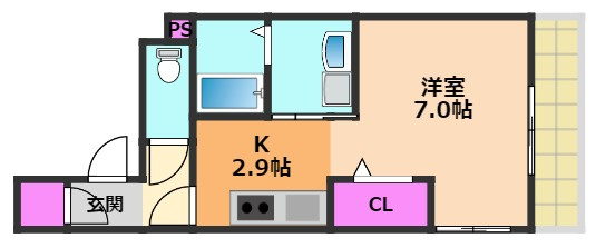 シャーメゾン別院の間取り