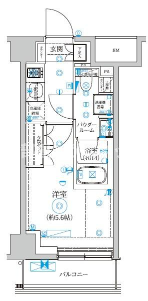 セジョリ横浜WESTⅡ【おとり物件なし】#学生・社会人にオススメ！初期費用分割払いOK！の間取り