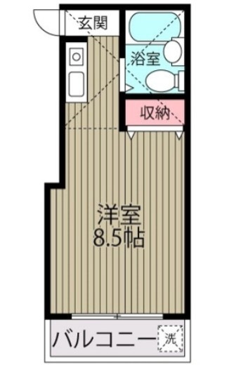 ローズアパート(Q-088) の間取り