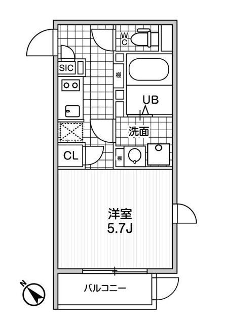 ＭＤＭ駒沢大学の間取り