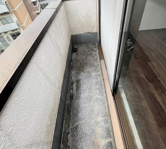 オリエントハイツのバルコニー