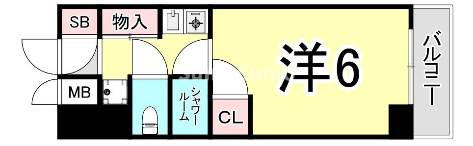 エビス西宮の間取り