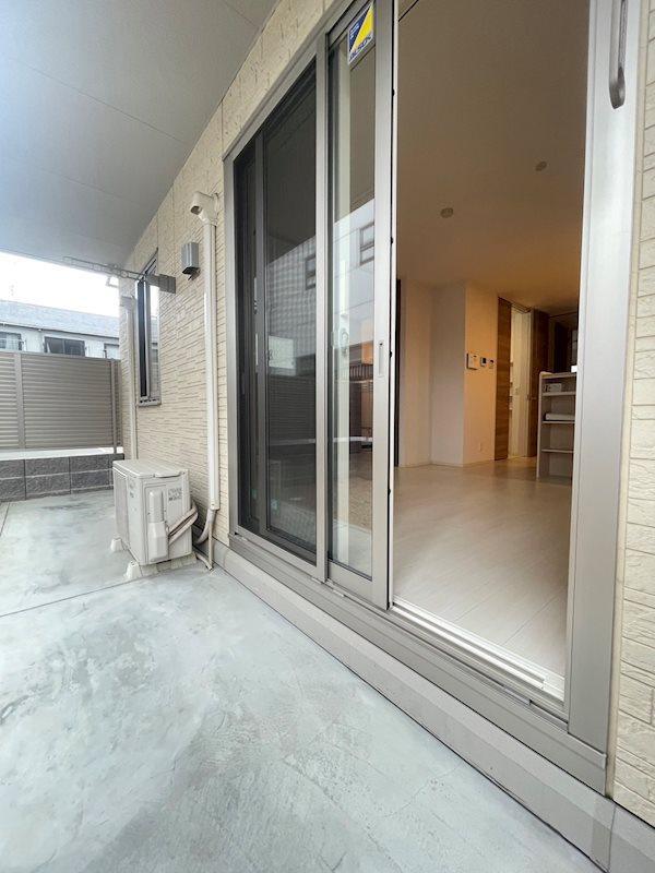 D-roomパークサイド吉塚のバルコニー