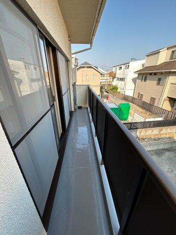 田中ハウスのバルコニー