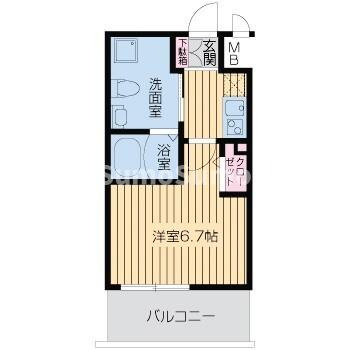 レジディア谷町の間取り