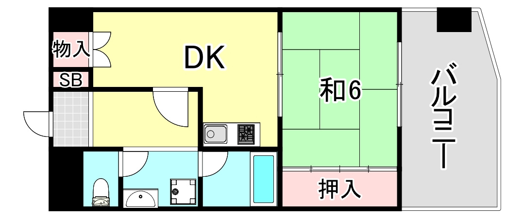 S.I.ハイツ芦屋の間取り