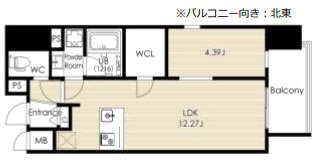 Volare HAKATAの間取り