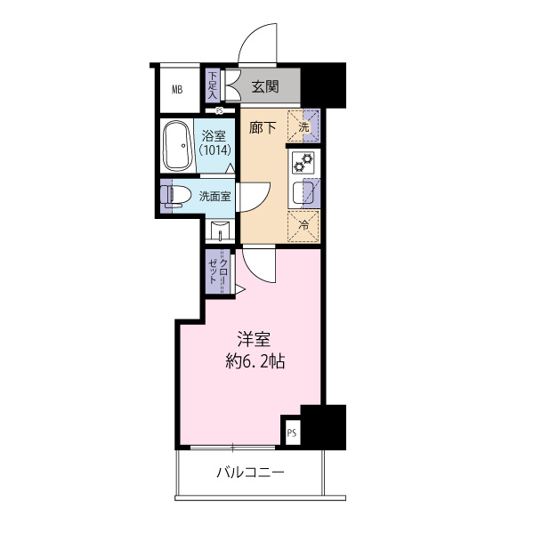 単身向けの1Kです★