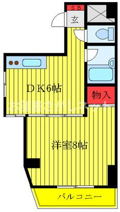 モンターニュ駒込の間取り