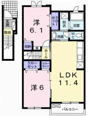 【間取り】 | 風琳館　Ⅰ