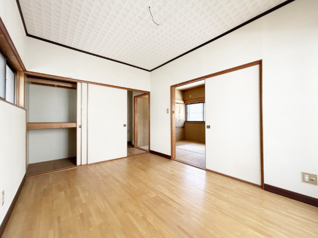 「LDKへ間取り変更予定」高知市一宮東町5丁目　中古一戸建ての洋室|リフォーム中です。