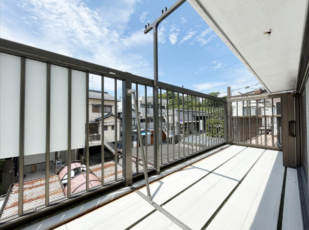 「LDKへ間取り変更予定」高知市一宮東町5丁目　中古一戸建てのバルコニー|リフォーム中です。