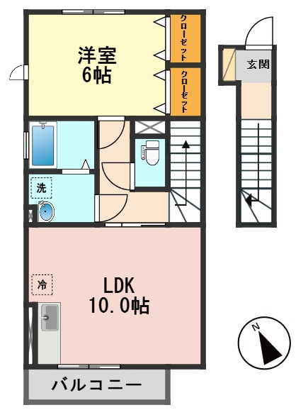 ネブラスカの間取り