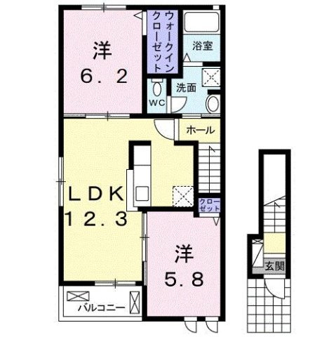 【間取り】 | たいしの杜Ⅰ