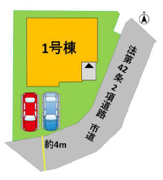 よかタウン／南区平田2丁目1期／1号棟の区画図