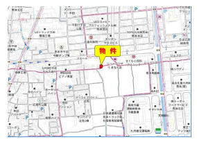 よかタウン／南区平田2丁目1期／1号棟の地図