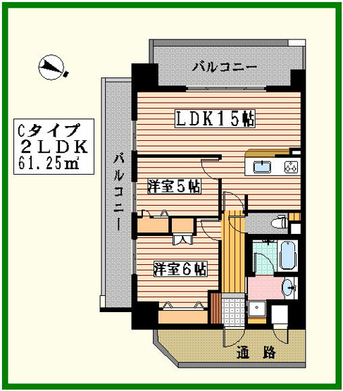 【間取り】 | ロイヤル伊都の杜