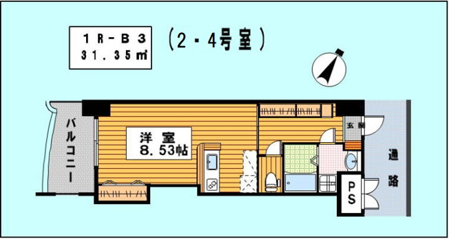 【間取り】 | ロイヤルリバービュー