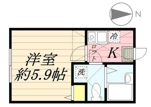 カントリー西横浜の間取り