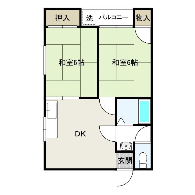 カトレヤマンションの間取り