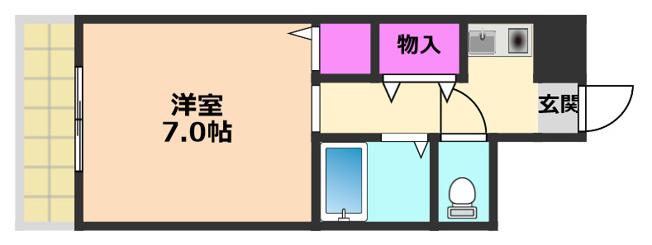 【間取り】 | アプレシオ西冠Ⅱ
