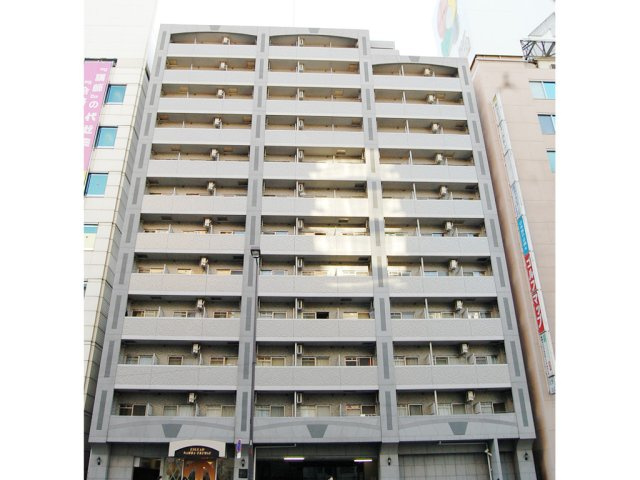 エスリード難波駅前の外観|外観は落ち着いています