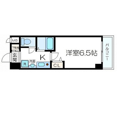 エスリード福島第3の間取り