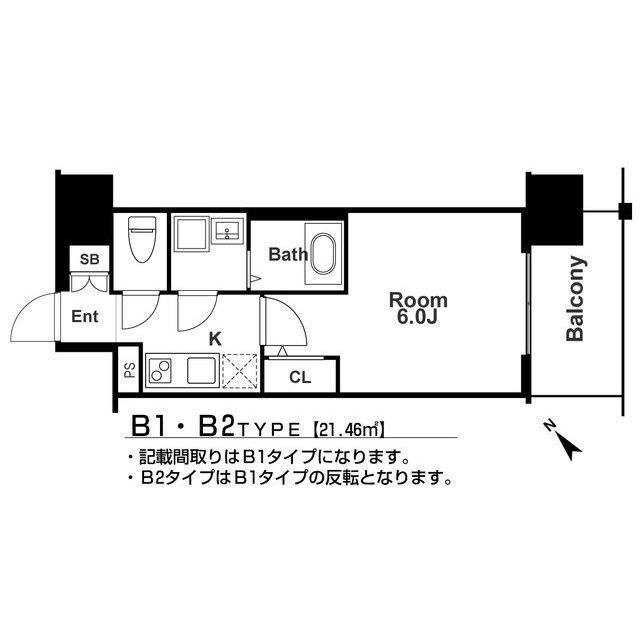 エスリード本町靱公園レジデンスの間取り