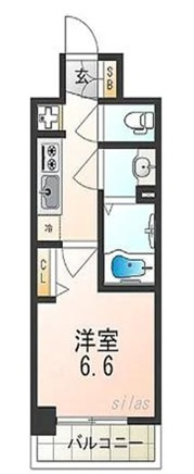 大阪市西区九条南２丁目の賃貸マンションの間取り