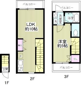 【間取り】 | チェスナッツ蒲田