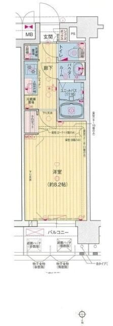 プレサンス横浜大通り公園の間取り